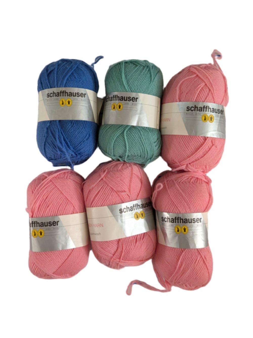 Schaffhauser Virgin Wool Yarn Lot of 6